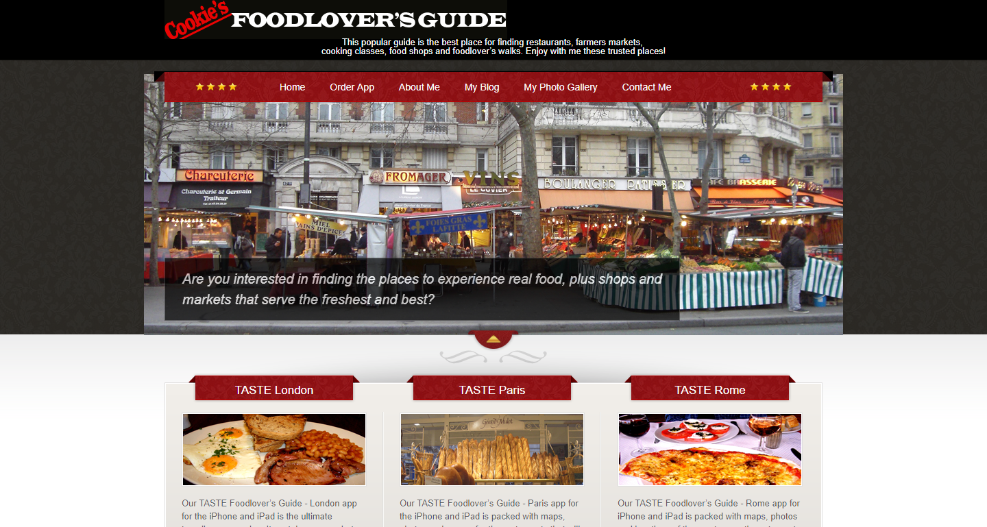 Food App Website