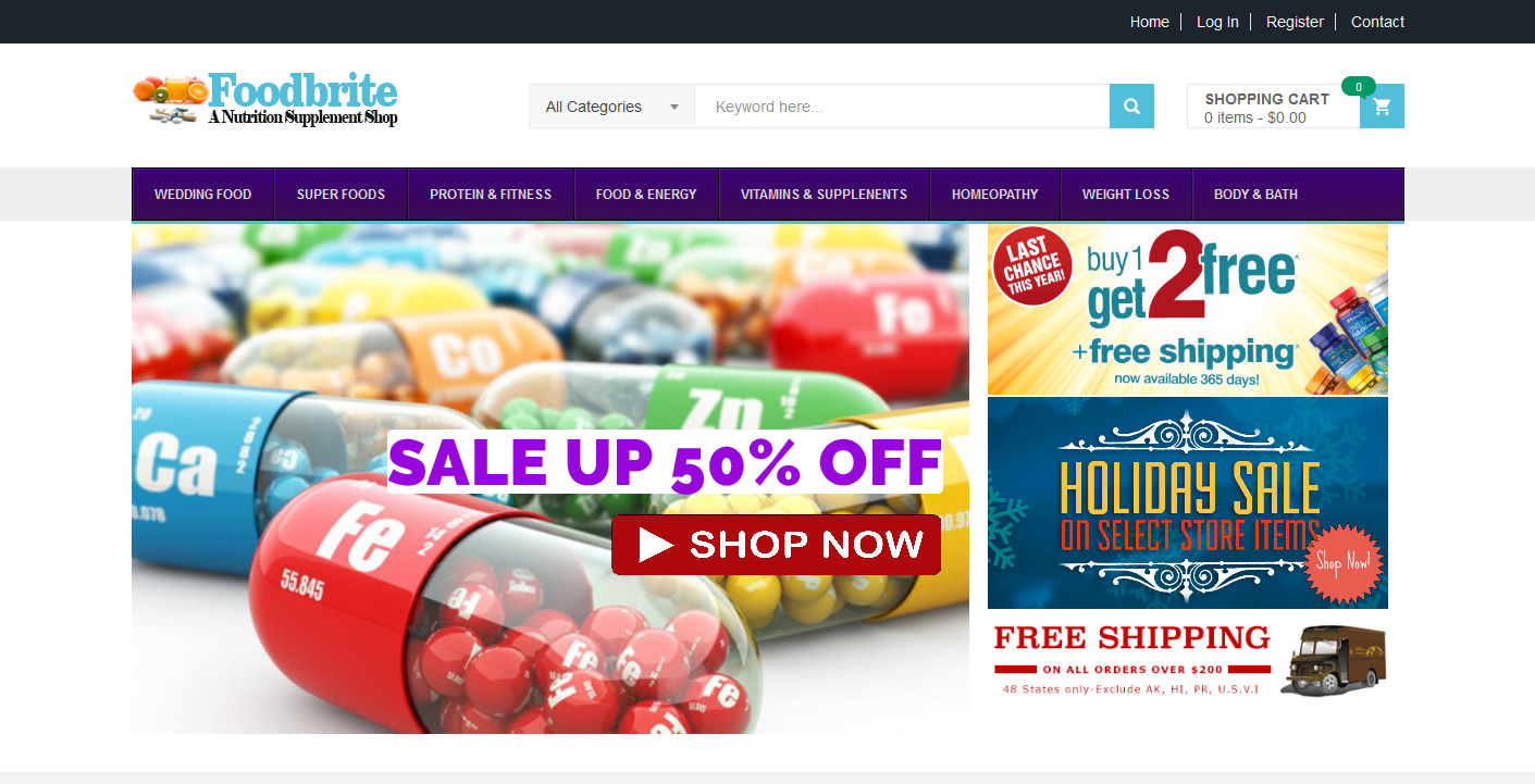 Healthy Food Website 